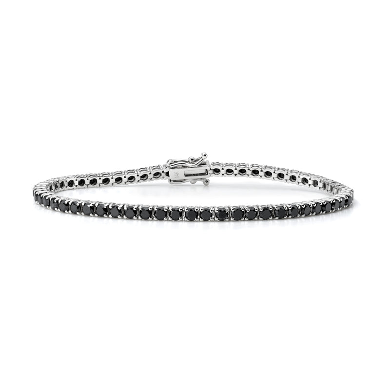 Black Diamond Tennis Bracelet