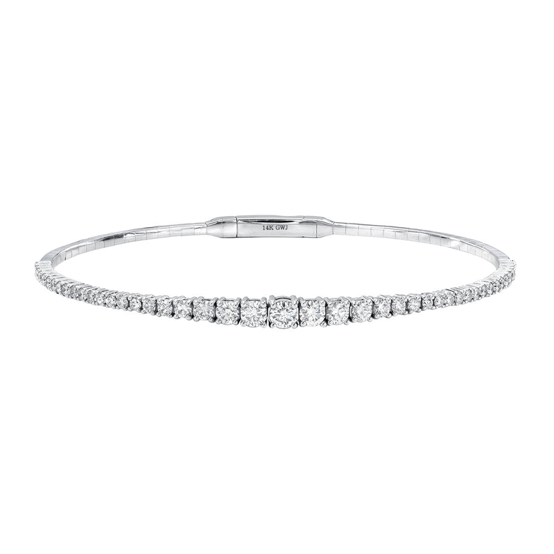 Graduating Diamond Bangle