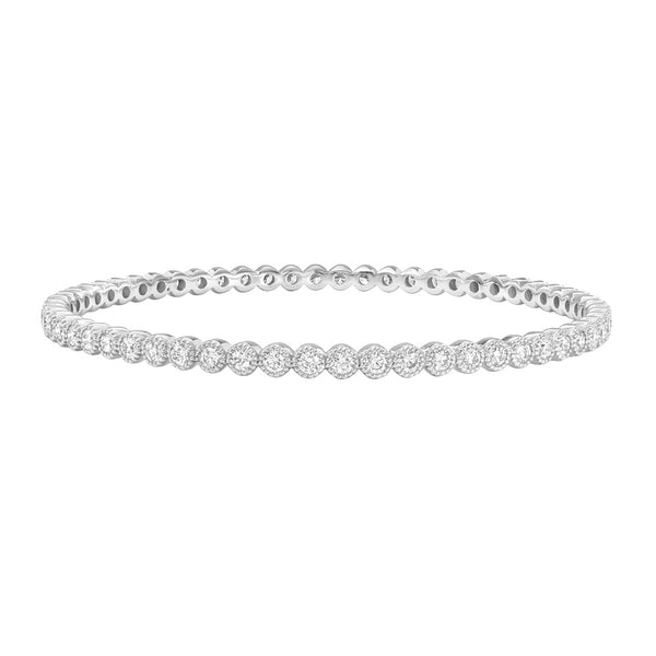 Beaded Diamond Bangle