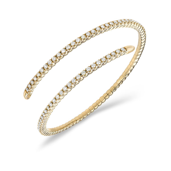 Helix Diamond Bangle