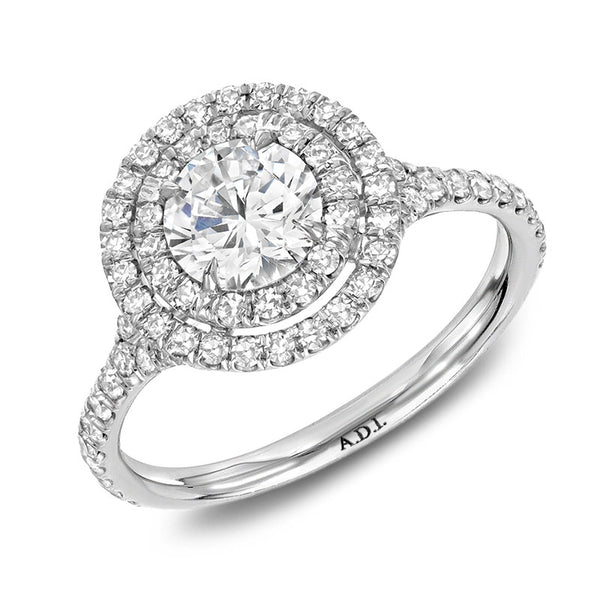 Christine Double Pave Diamond Ring