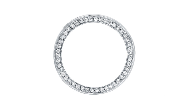 Endless Baguettes Platinum Eternity Band