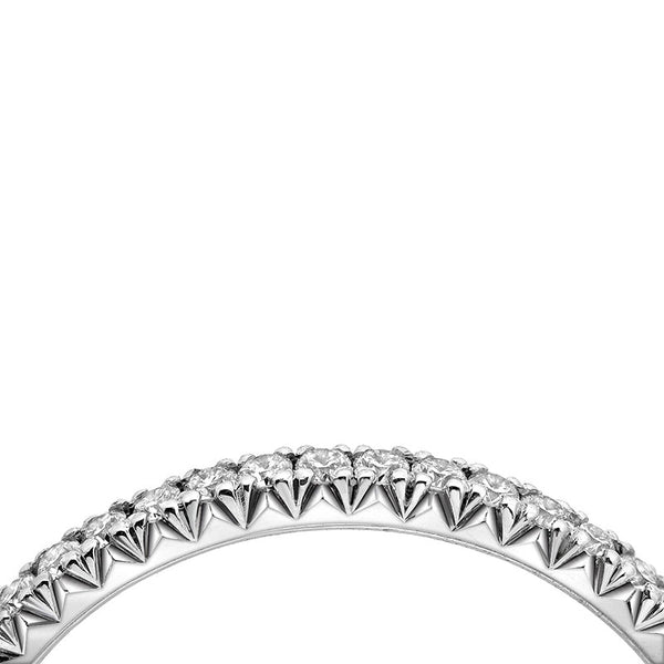 Single Cut French Pave Eternity Band