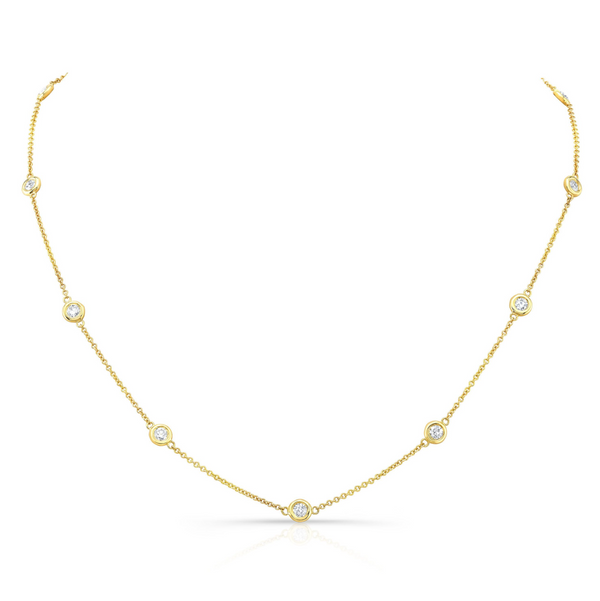 Roundabout Diamond Necklace